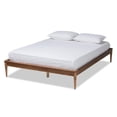 thumbnail image 1 of Baxton Studio Tallis Walnut Brown Finished Wood Queen Size Bed Frame, 1 of 10