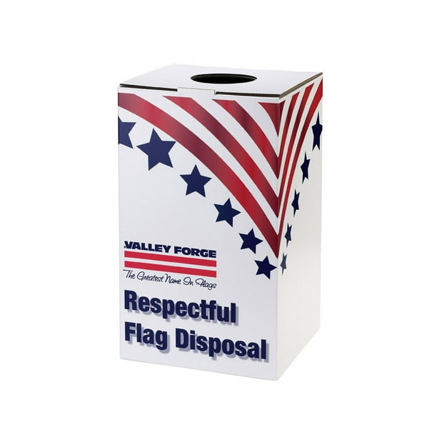 Valley Flag Disposal Box 22 in. H x 12.5 in. W