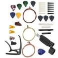thumbnail image 4 of Guitar Strings Replacement Pack, Tool Pack Pick Holder Guitare Accessoires Kit Guitare Strings Replacement Set pour Ukulele pour Guitare Folk pour Guitare Acoustique, 4 of 8
