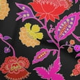 thumbnail image 1 of oneOone Cotton Cambric Red Fabric Jacobean Floral Silhouette Dress Material Fabric Print Fabric By The Yard 42 Inch Wide, 1 of 4