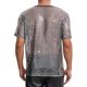 thumbnail image 3 of CAMISETA DE LENTEJUELAS TRANSPARENTES INSPIRADA EN CHIC PARA HOMBRES, CAMISETA BRILLANTE DE MANGA CORTA, T-SHIRT METÁLICA GLITTER M Plata, 3 of 5