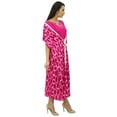 thumbnail image 4 of Bimba Womens Long Maxi Kimono Kaftan Designer Rayon Night Caftan Beach Coverup, 4 of 8