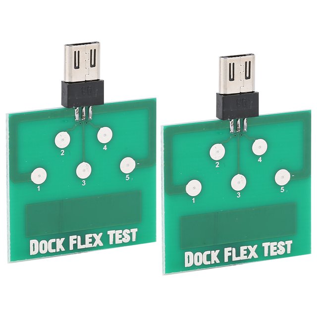 Placa de prueba de teléfono móvil para Android, 2 piezas, placa de prueba micro portátil profesional verde, placa de prueba micro para Android, máxima comodidad