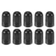 thumbnail image 1 of Unique Bargains 10 tapones universales para válvula de neumático para coches, SUV, bicicletas, camiones, motocicletas, 12 mm, plástico, color negro, 1 of 1