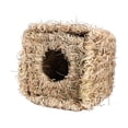thumbnail image 3 of Jaula tejida para animales pequeños, juguetes para masticar anidados, colchoneta plegable para esconderse, cama nido, para conejos, animales, 3 of 9