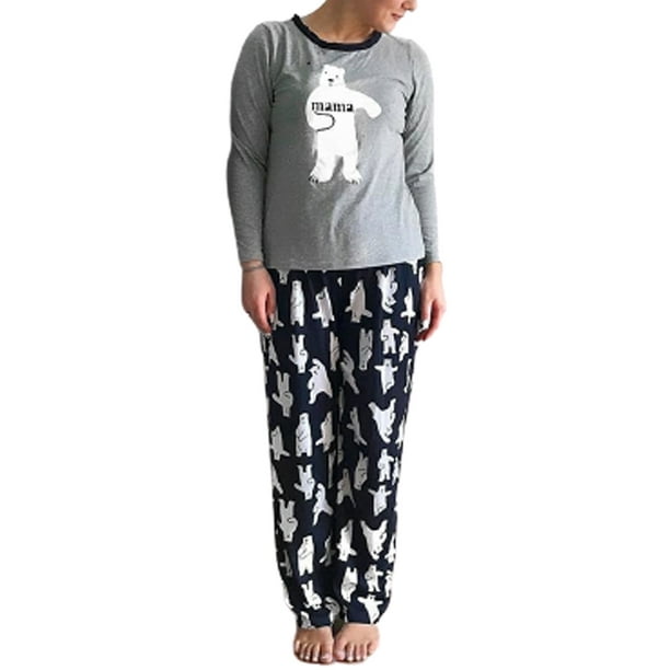 Conjunto de pijama para mujer Pantalones y blusas de manga larga Ropa de Navidad Nituyy GL714 QZ12610C3 Walmart en linea
