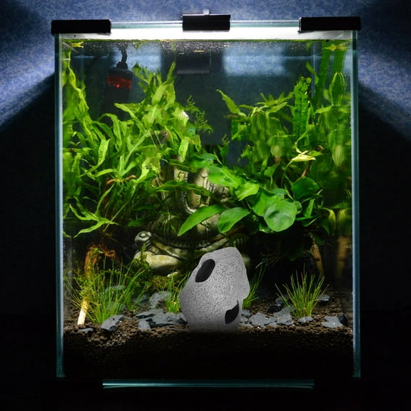 WHAMVOX  Fish Tank Decorations Rocks Decorative Clay Pot for