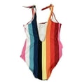 thumbnail image 2 of LIORA Women’s Retro Classic High Cut Low Back One Piece Swimwear Bathing Suits, 2 of 3