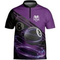 thumbnail image 6 of Personalized Billiard Jersey 3D Billiard Shirts for Men Billiard Bowling Jersey Billiards 9 Ball Pool Shirts for Men (Blue, S), 6 of 7
