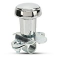 thumbnail image 1 of Steering Wheel Knob, Chrome Plating Stainless Steel Steering Wheel Power Ball Aid Universal 70108 Driving Helper For UTVs Club Cars, 1 of 8