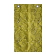 thumbnail image 1 of Floral Hanging Pocket Organizer, Close up Pattern of Poppy Drawings on a Background of Polka Dots, Printed Polyester Storage Bag with Pockets, 21" x 31", Dark Grey Khaki, 1 of 2
