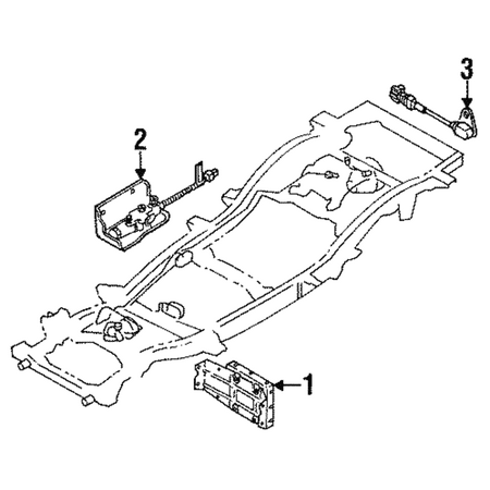 Genuine OE Isuzu Control Module - 8971190730