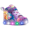 thumbnail image 4 of Tenis Luz Led Niña Moda Multicolor Estrellas Princesa 15-21 lila 15, 4 of 6