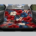thumbnail image 6 of Uourmeti Vintage American Flag with Hibiscus Floral Print Car Seat Covers 3 PCS, Car Seat Covers Full Set Polyester Easy to Install Breathable for Truck Cars Sedans, 6 of 10