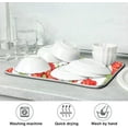 thumbnail image 7 of Dish Drying Mat Poppy Flowers Kitchen Dish Pads Super Absorbent Microfiber Dish Drying Rack Pads Safe Heat-resistant Kitchen Counter Mat,16x18 Inch, 7 of 7