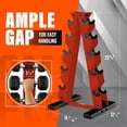 thumbnail image 2 of Metal A Frame Dumbbell Weight Rack 5 Tiers Red, 2 of 6