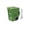 Green, variant on Green Funny Ceramic Trash Bin Mug With Lid Recycling Bin Coffee Mug For Office