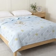 thumbnail image 6 of YiJuHui Breathable Summer Quilt Lightweight Cooling Comforter, All Season Washable Thin Bedding Set, Soft Microfiber Alternative Down Alternative for Hot Sleepers, Dorm, Air Conditioning 150*200cm, 6 of 6