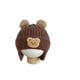 thumbnail image 3 of Gorro de lana para bebé, lindos orejeras de oso, gorro de punto grueso y cálido para invierno para niños, gorro infantil de estilo coreano, 3 of 3