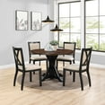 thumbnail image 2 of Delina 5-PC Dining Set in Engineered Wood Natural Tobacco Top, 2 of 10