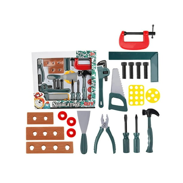 Caja De Herramientas De Reparación Juego De Juguetes Casa De Juegos Simulación Destornillador Taladro Eléctrico Maleta De Juguete Scienceny FN003257-01