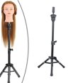 thumbnail image 4 of Trípode para cabeza de maniquí de peluquería premium para práctica de pelucas Negro, 4 of 8
