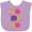Lavender, variant on Inktastic Snail Lover Girl Garden Snails Girls Baby Bib