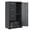 Black, variant on Metal Storage Vertical Filing Cabinet with Lock, Steel File Locker with 4 Drawers and 1 door for School, Living Room, Bedroom, Office