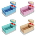 thumbnail image 1 of HFLWYWD Silicone Snack Containers with Lids,Reusable Double Compartment Leak-Proof Silicone Snack Container Dishwasher Safe Food Storage Box for Salad Dressing, Sauces, Travel, Picnic, Office, 1 of 7