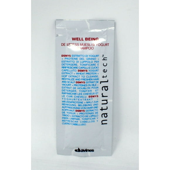 Davines Well Being De Stress Muesli & Yogurt Shampoo .41 Ounce (Pack of 12)