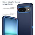 thumbnail image 6 of Petocase for Google Pixel 9 Case,Google Pixel 9 Pro Case Shockproof Dust/Drop Proof 3-Layer Protection [Without Screen Protector] Rugged Heavy Duty Cover Case for Pixel 9/9 Pro,Navy Blue, 6 of 8
