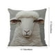 thumbnail image 3 of Funda de almohada con estampado de animales | Funda decorativa de 45 x 45 cm para sofá, cama y salón | Nailon suave y elastano para decoración de interiores y exteriores, 3 of 5