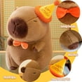 thumbnail image 7 of Cute Happy Birthday Capybara Plush Soft Capybara Stuffed Animal Kawaii Capybara Plushie Stuffed Toys Gift for Kids 13 inch, 7 of 7