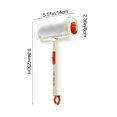 thumbnail image 3 of cpengpj Portable Lint Remover with Replaceable Hot Melt Adhesive Roller, Wall Mount Hook, Plastic Construction, for Clothes and Pet Hair Removal, Red, Pink, Yellow, 3 of 8