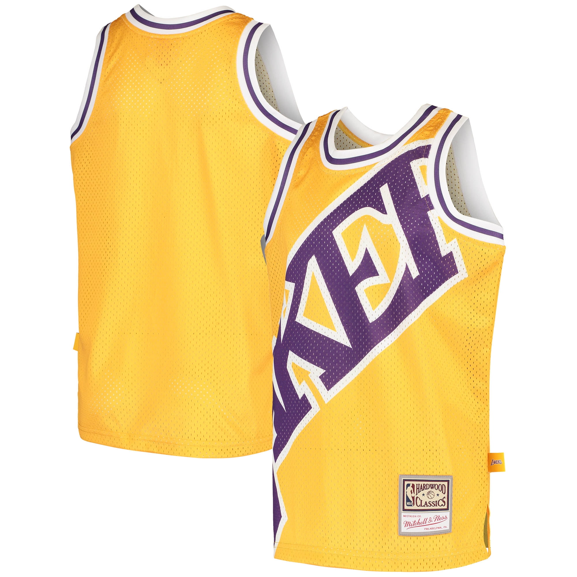 mitchell and ness lakers jersey
