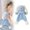 Blue/White, variant on Early Education Toys for Kids Design Soft Fabric Educational Toy for Children Interactive Indoor Plaything for Development Ideal New Year