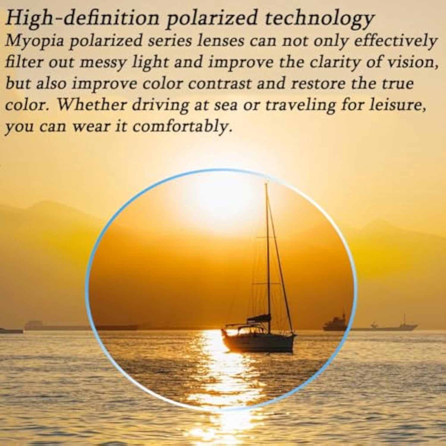 Aqua Vision Fishing Glasses, AquaVision Sunglasses, Effectively Reduce Surface Glare & Improve Contrast to See Fish in Water