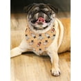 thumbnail image 2 of Playful Pug Dog Fun Pattern Bandana  -Image by Shutterstock,  Small, 2 of 4