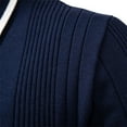 thumbnail image 6 of LMOIPLI Mens Knit Henley Sweater Long Sleeve Lightweight Casual Slim Fit Dressy Casual Striped Pullover Sweaters Navy M, 6 of 9