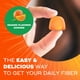 thumbnail image 2 of Gominolas Fiber Gummies Metamucil con sabor a naranja, 5 g, prebiótico, 72 unidades, 2 of 5