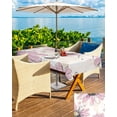thumbnail image 5 of Fsddascl Pink Spring Floral Outdoor Tablecloth - 52x70 Inch Rectangle Dining Table Cover, Summer Flowers Botanical Retro Waterproof Outdoor Table Cloth with Umbrella Hole & Zipper for Picnic/Patio, 5 of 7