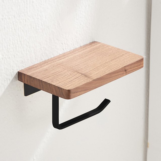 Portapapel higiénico con estante Portapapel higiénico Estante para toallas de papel Estante para papel higiénico 20x12x10.5cm Plano Macarena Soporte para papel higiénico