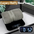 thumbnail image 4 of Holzlrgus Plaza Taupe Hand Towels - High Absorbency, Plush Bathroom Linens, 100% Long Staple Cotton, Set of 2, Enhance Your Bath Space Elegance, 4 of 7