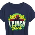 thumbnail image 3 of Marvel Deadpool - St. Patrick's Day I Pinch Back - Women's Short Sleeve Graphic T-Shirt, 3 of 5