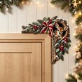 thumbnail image 7 of Velmasee Door Frame Corner Decor, Christmas Woodland Animal Tree Hollow Door Toppers, Wooden Festive Design No-Drill Mount, Holiday Ornament for Xmas Home Door Frame Wall Party Decor, 7 of 7