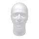 thumbnail image 2 of Cabeza de maniquí de espuma para hombre, modelo de cabeza de exhibición para bufandas de postizo, auriculares, exhibición de joyería, 2 of 6