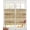 Brown, variant on Light Brown Wood Grain Sheer Curtains 54 Inch Length 2 Panels Set for Living Room/Bedroom, Western Farmhouse Barn Door Kitchen Curtains Grommet Semi-Sheer Curtains Drapes Window Treatments 42"x54"x2