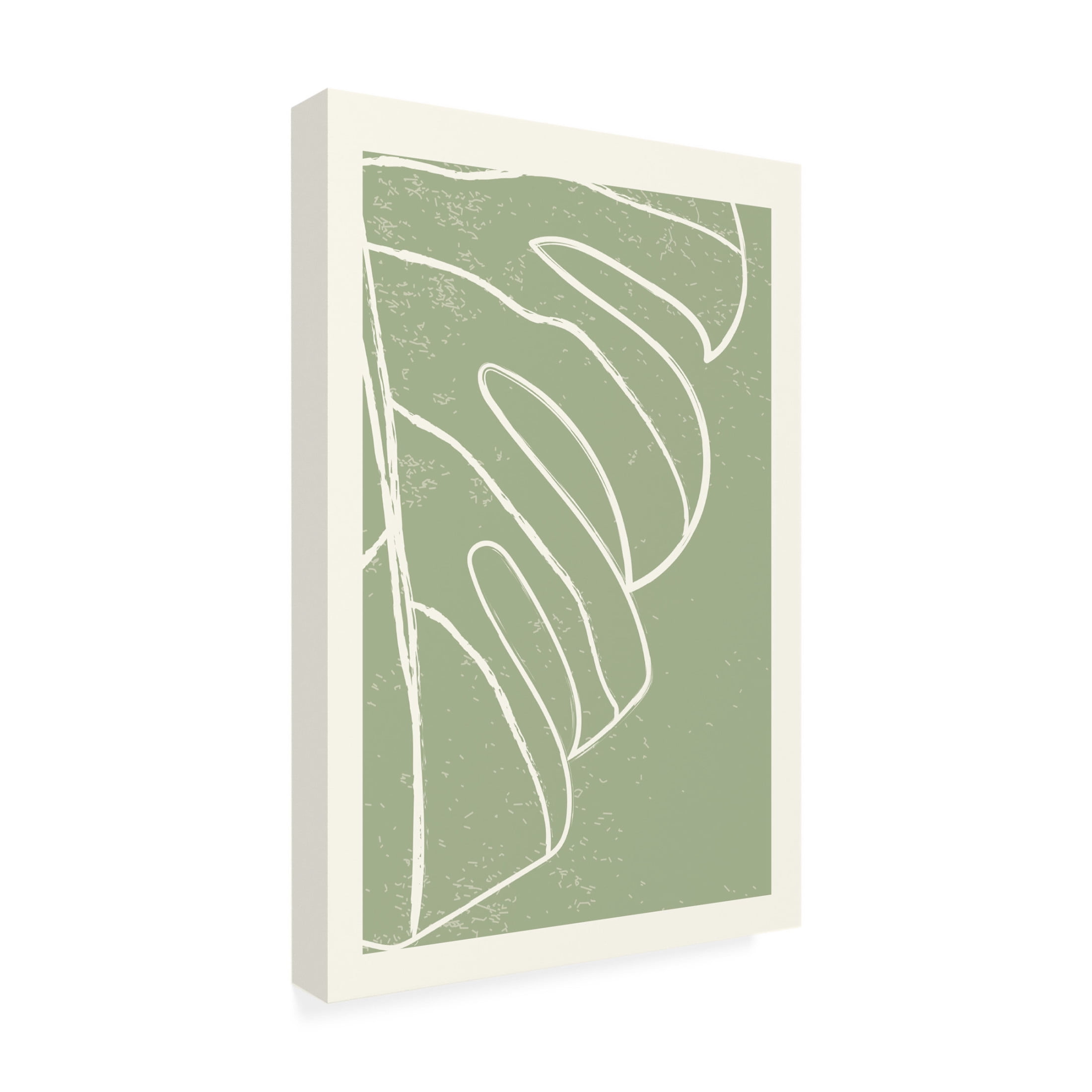Trademark Fine Art jay stanley  Minimal Monstera Collection 3 Canvas Wall Art