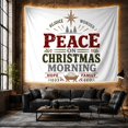 thumbnail image 6 of Peace Beneath a Star and Trees, Above a Manger on Festive Morning, Nostalgic Vintage for Faith Fans, Nativity Art, Christmas Gift, Tapestry Wall Hanging for Bedroom and Dorm, 6 of 7