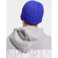thumbnail image 3 of adidas Originals Rib Cuff 2.0 Beanie in Blue, 3 of 5